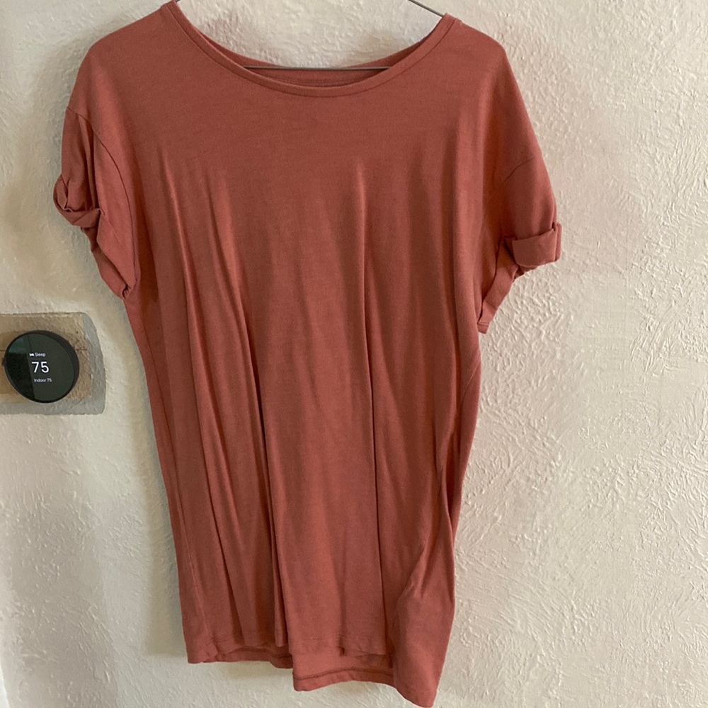 rusty orange T shirt dress from H&M